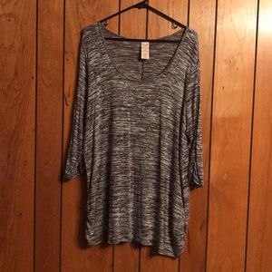 Faded Glory 3/4 sleeve tunic top